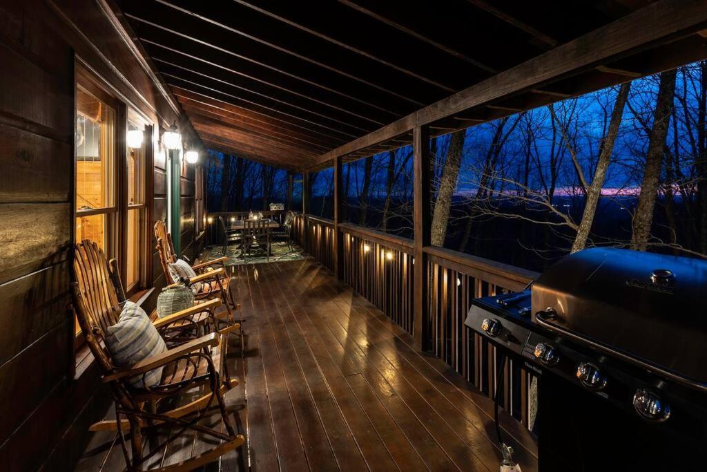 Mtn Cabin Sleeps 10 - 5 Mins To Fishing & Camping เอลลิเจย์ ภายนอก รูปภาพ