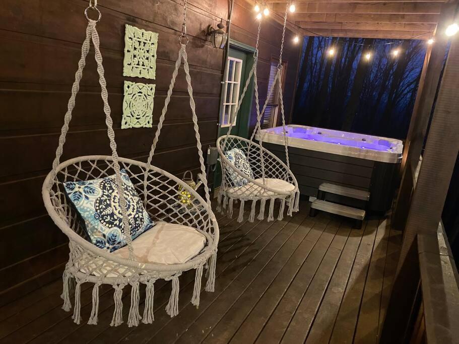 Mtn Cabin Sleeps 10 - 5 Mins To Fishing & Camping เอลลิเจย์ ภายนอก รูปภาพ