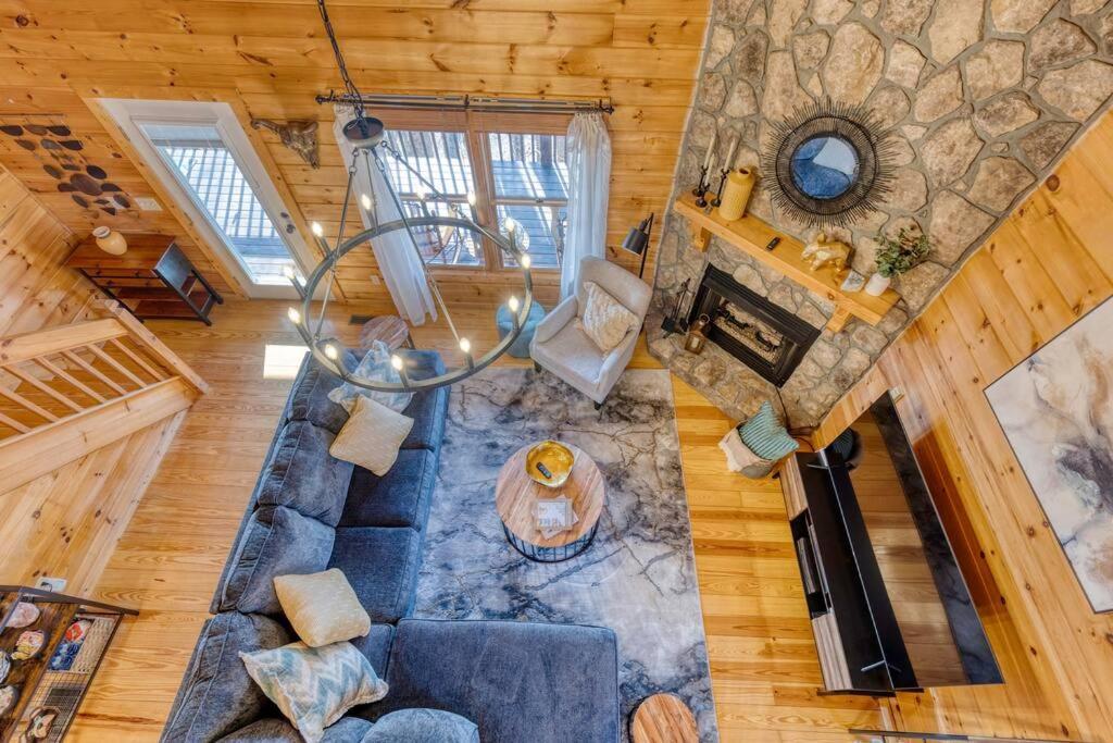 Mtn Cabin Sleeps 10 - 5 Mins To Fishing & Camping เอลลิเจย์ ภายนอก รูปภาพ