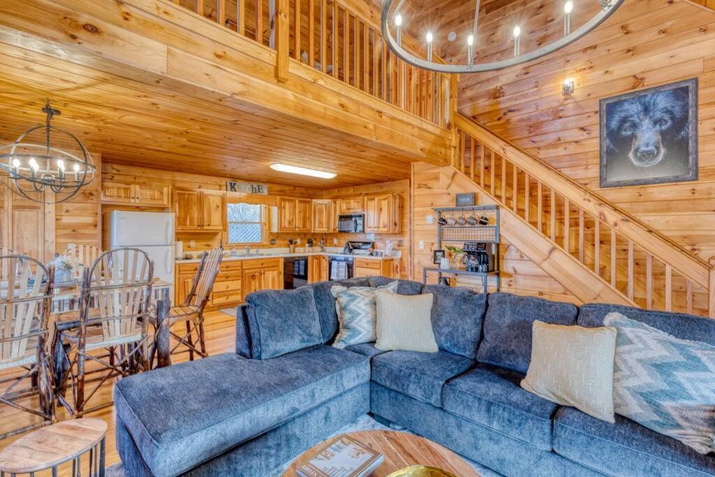 Mtn Cabin Sleeps 10 - 5 Mins To Fishing & Camping เอลลิเจย์ ภายนอก รูปภาพ